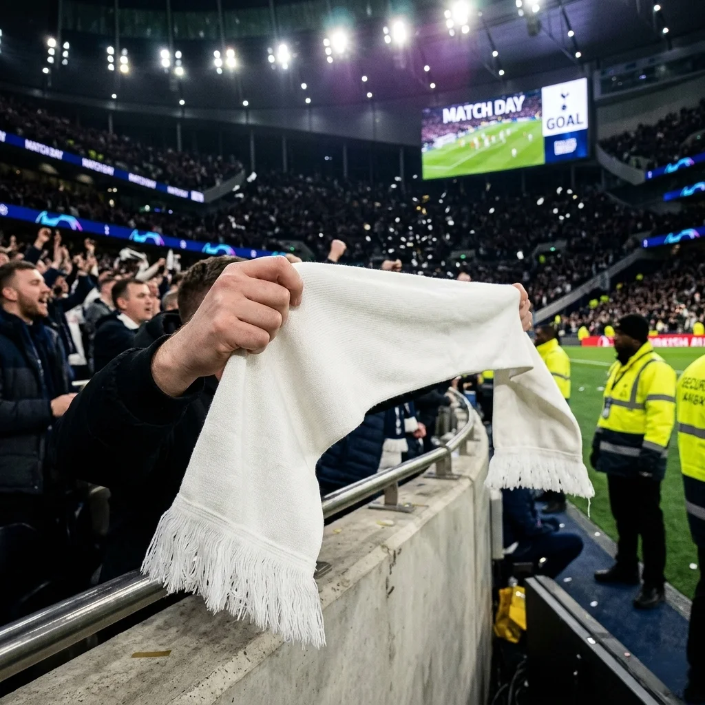 fans Football Club Jacquard Knit Fan Scarf