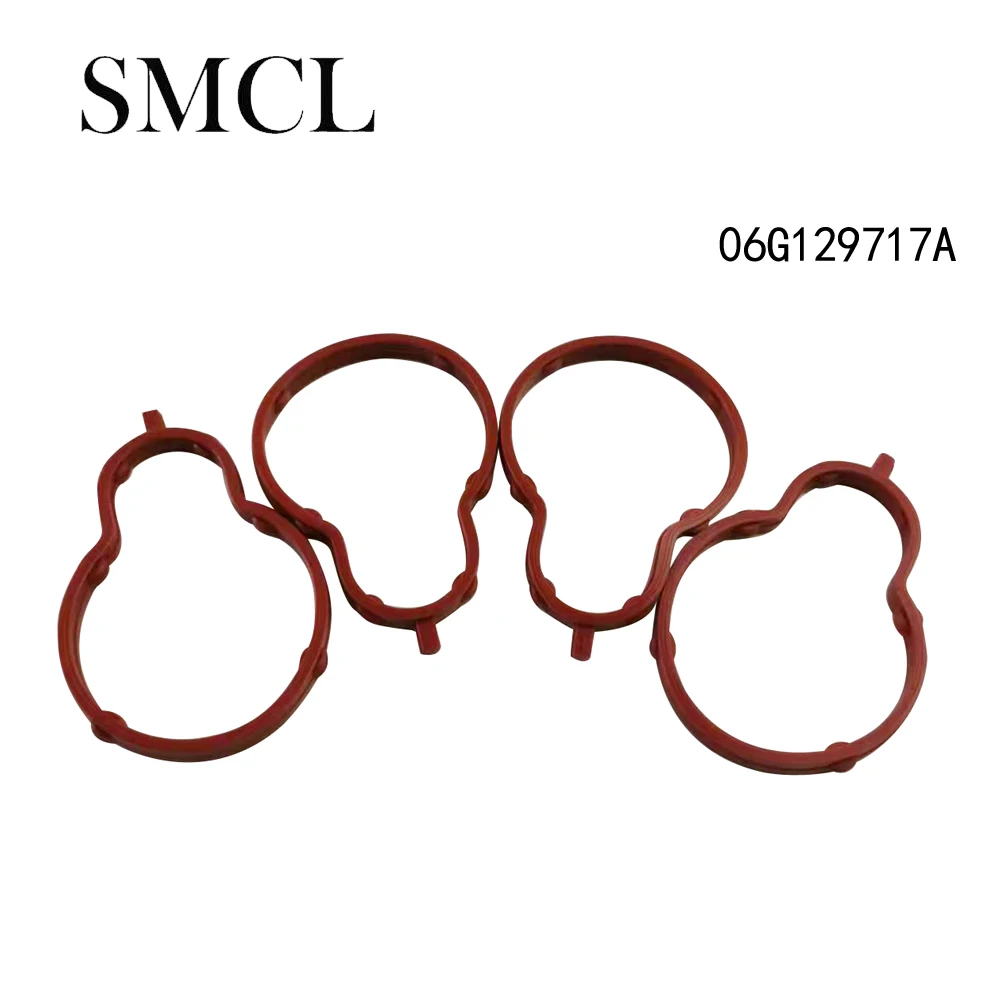 

06G129717A 4Pcs Intake branch pipe gasket For Skoda Octavia VW Jetta Touran Lavuda Bora