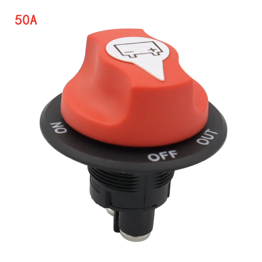 Car Battery Switch Rotary Power-off Leakage Protection Short Disconnecter Power Isolator for Auto Motorcycle Truck Boat