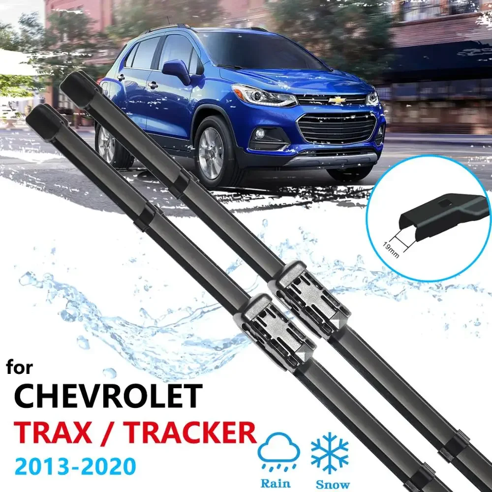 For Chevrolet Trax Tracker Holden 2013~2020 Car Wiper Blades Front Window Windshield Windscreen Wipers Car Accessories 2014 2015