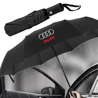 12 Bone Car Automatic Folding Windproof Sunshade Umbrella For Audi Sline A4L B8 S3 S4 S5 S6 S7 Auto Styling Umbrella Accessories