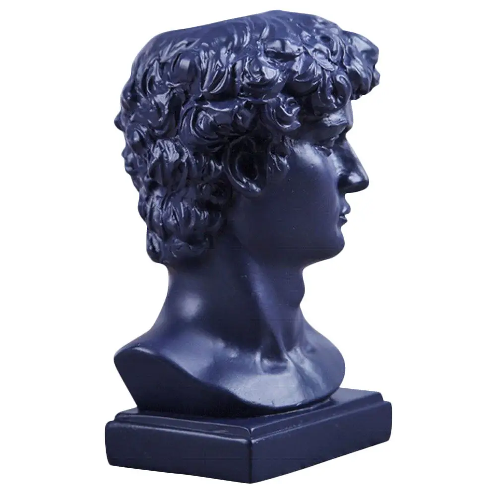 Dispensador de Palillos de Resina con Forma de Estatua de David para Decoración de Mesa, Hogar, Oficina, Interior, Figura de David de Resina