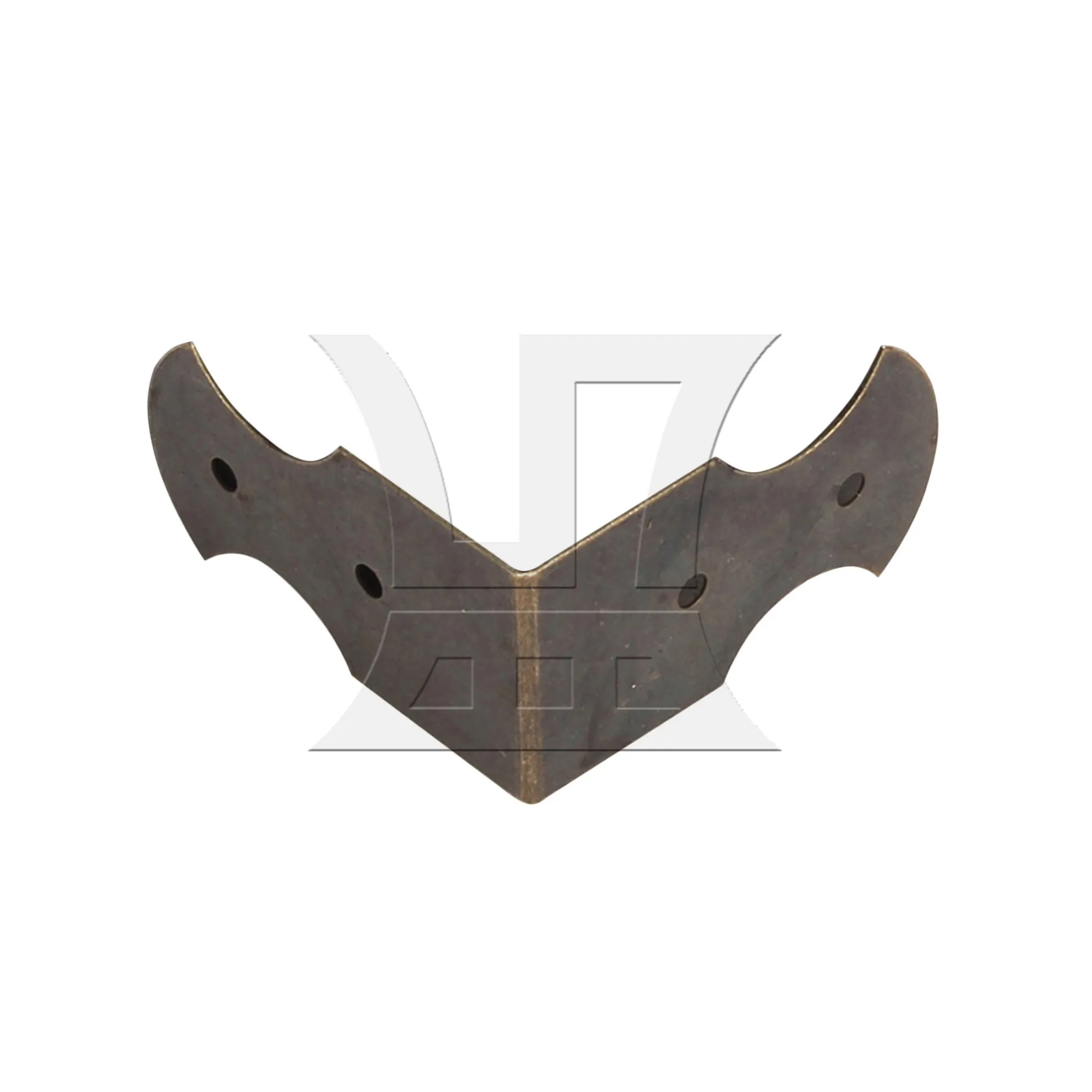 

BQLZR 1pc C070 Antique Guards Bag Edge Cover Small Wooden Box with Four Sides Corner Protectors