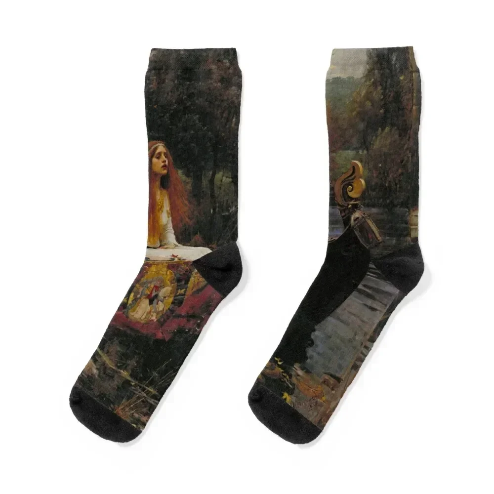 

The Lady of Shalott - John William Waterhouse Socks funny gift luxury Thermal man winter cute Socks Girl Men's