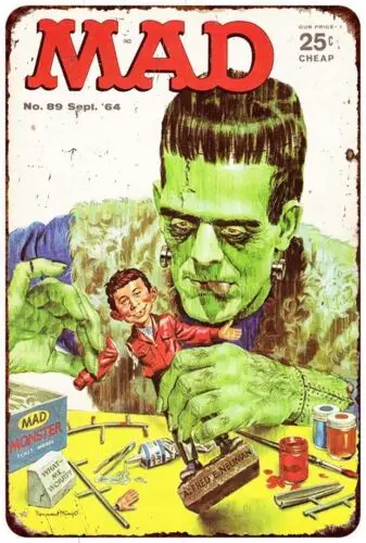 MAD Magazine 1964 Vintage LOOK Reproduction metal sign