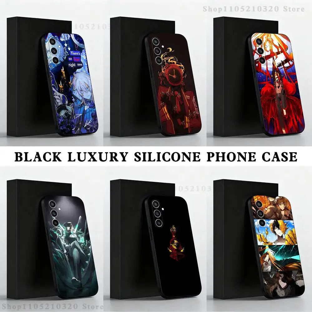

L-Limbus Company Game Phone Case For Samsung S 25,24,23,22,30,21,10,9,Ultra,Plus,Lite,FE,4,5 G Black Soft Case