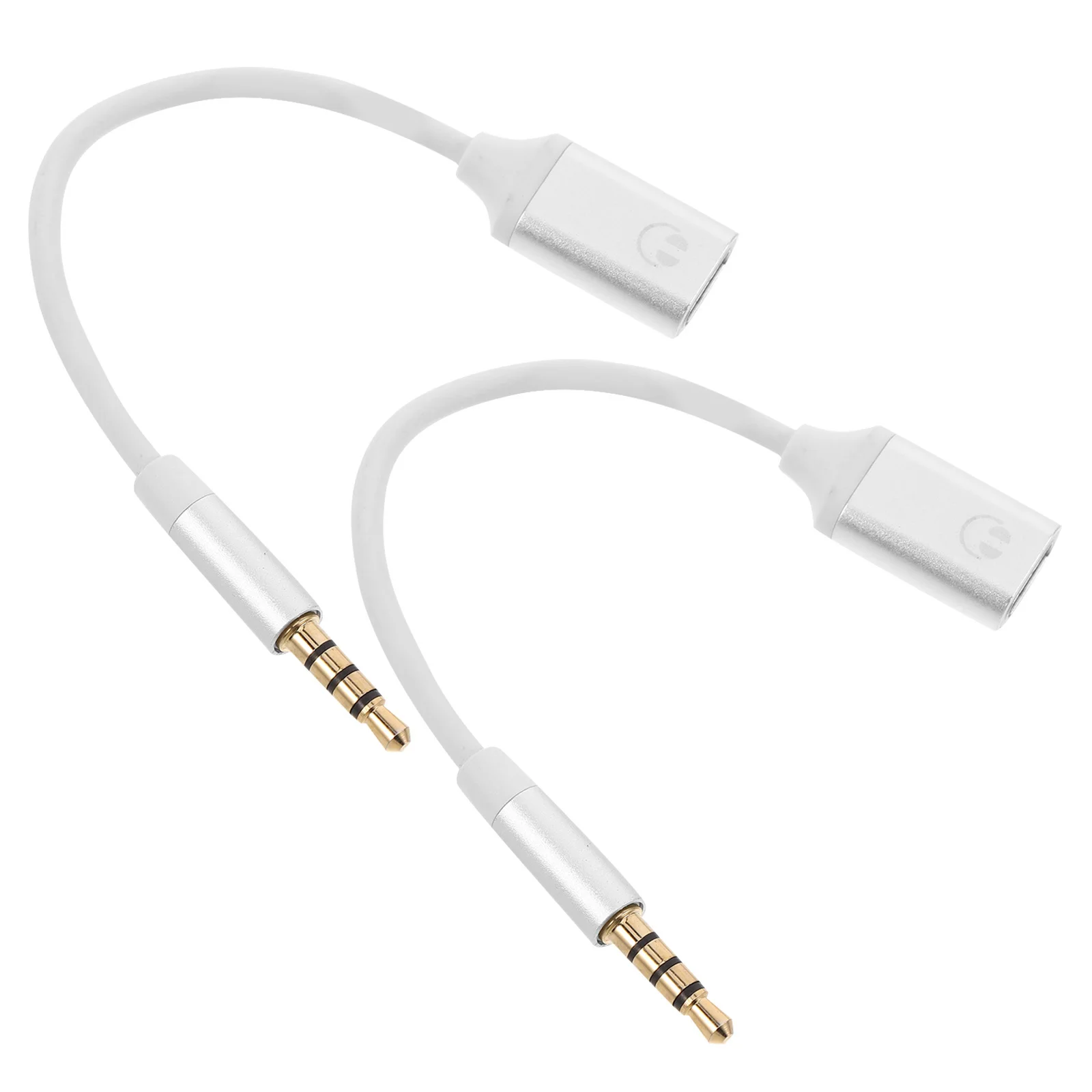 

2Pcs Type C to 3.5mm Headphone Adapter Silver Audio Jack Converter USB C to Aux Female for Lossless Sound in Daily Commute
