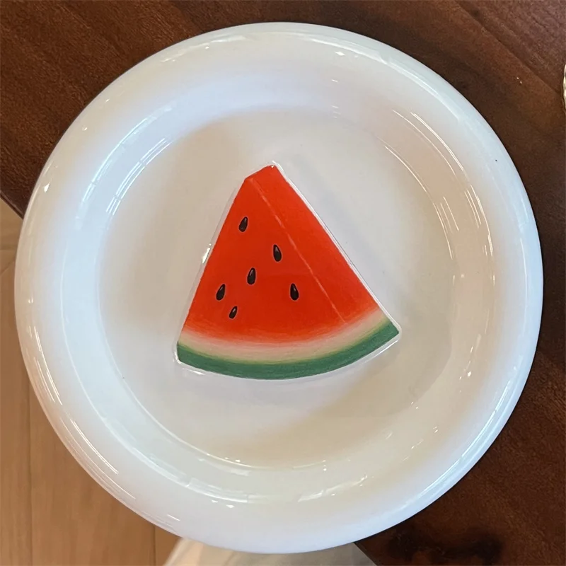 Urocze letnie etui na telefon z motywem gruszki, arbuzu i owoców, podpórka do iPhone'a 17 Pro, Samsunga, kawaii składany uchwyt, kieszonka na telefon.