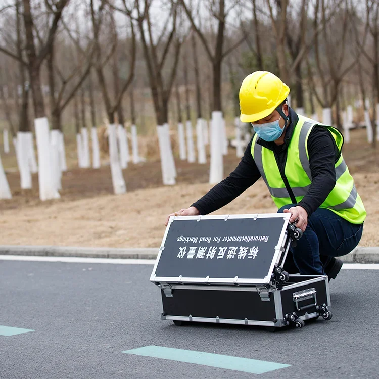 Voice Handheld Printable15M  Measuring Roadline Instrument Retroreflectometer