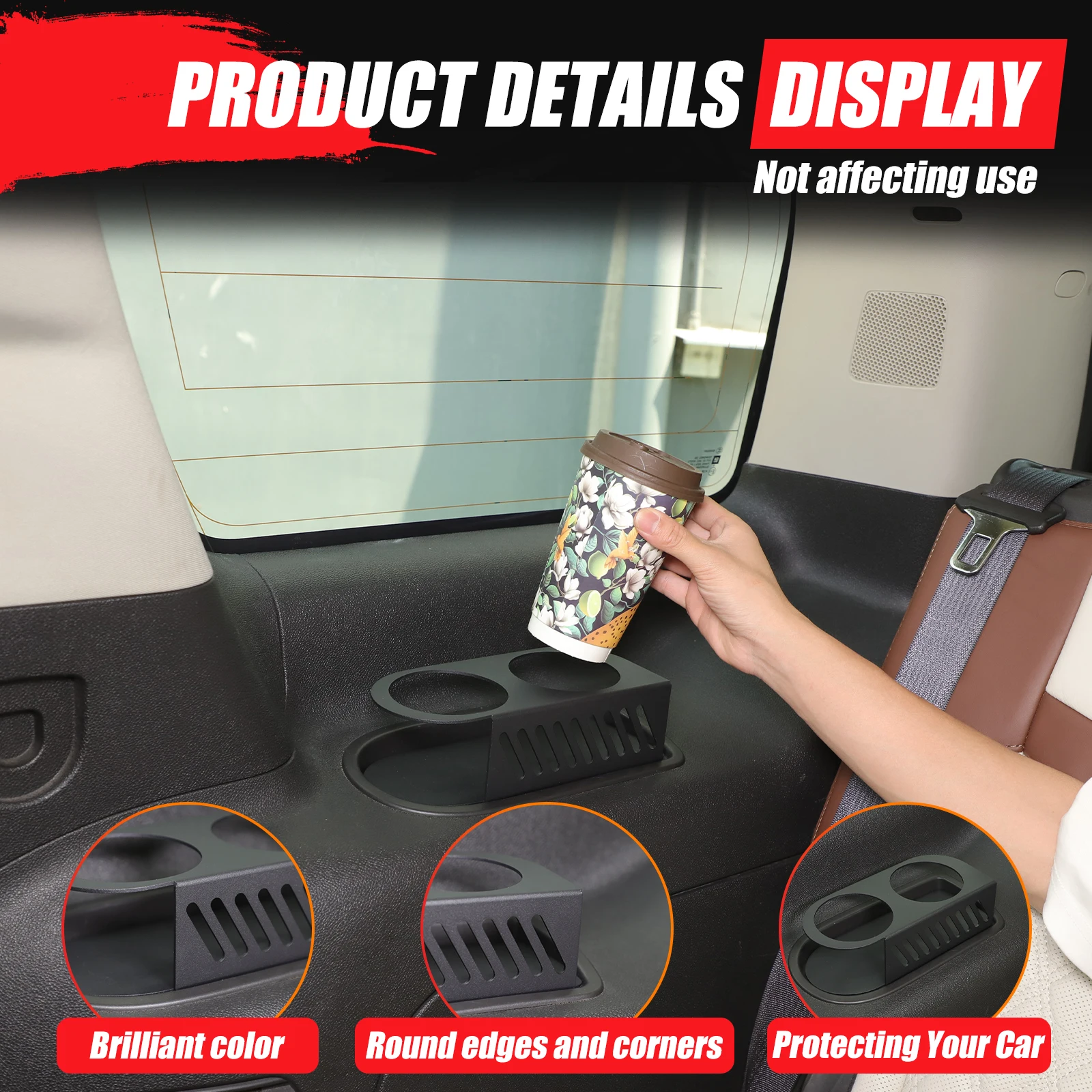 

Для Cadillac Escalade задний подстаканник для воды на правой стороне заднего ряда из алюминиевого сплава (версия стандартного вала) 2007-2014 гг.