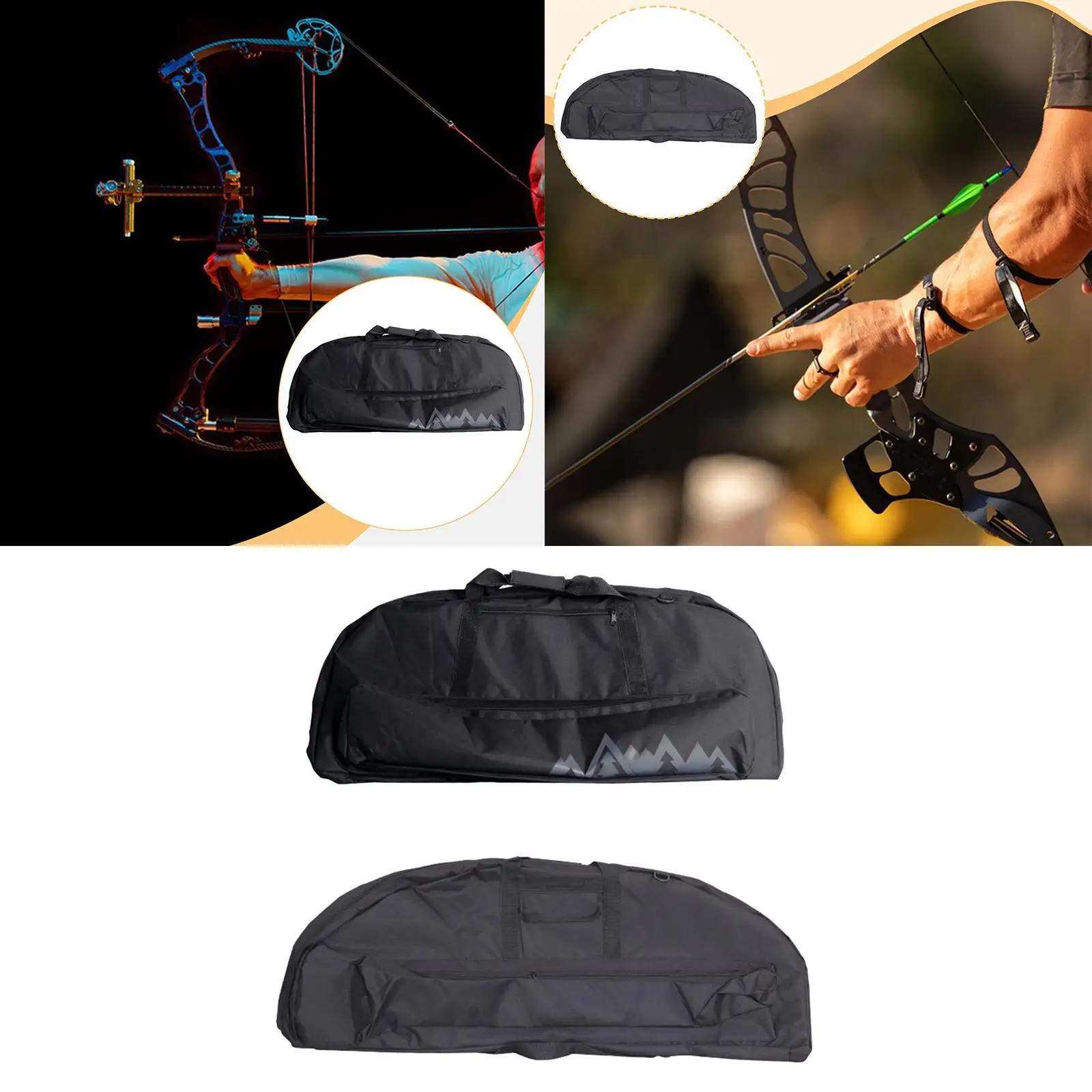 

Чехол для лука для занятий на открытом воздухе с карманом для хранения аксессуаров со стрелками