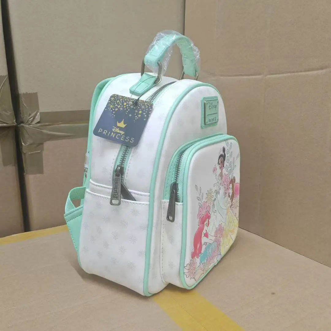 

New Loungefly Disney Princess Women's Backpack Backpack Anime Merchandise Cartoon Outing Leisure Bag Birthday Gift