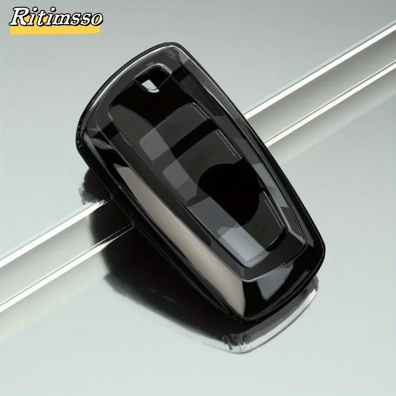 TPU Car Remote Key Case Cover Shell for BMW F20 F30 F31 F34 F10 F11 X3 F25 M3 M4 1 3 5 Series GT Car Styling Keyless Accessories