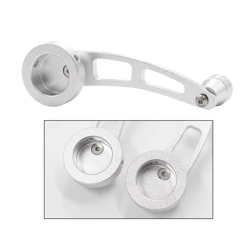 Aluminum Universal  Window Crank Handle Kit Manual Door Handle Crank Window Winder Riser Handles 2pcs