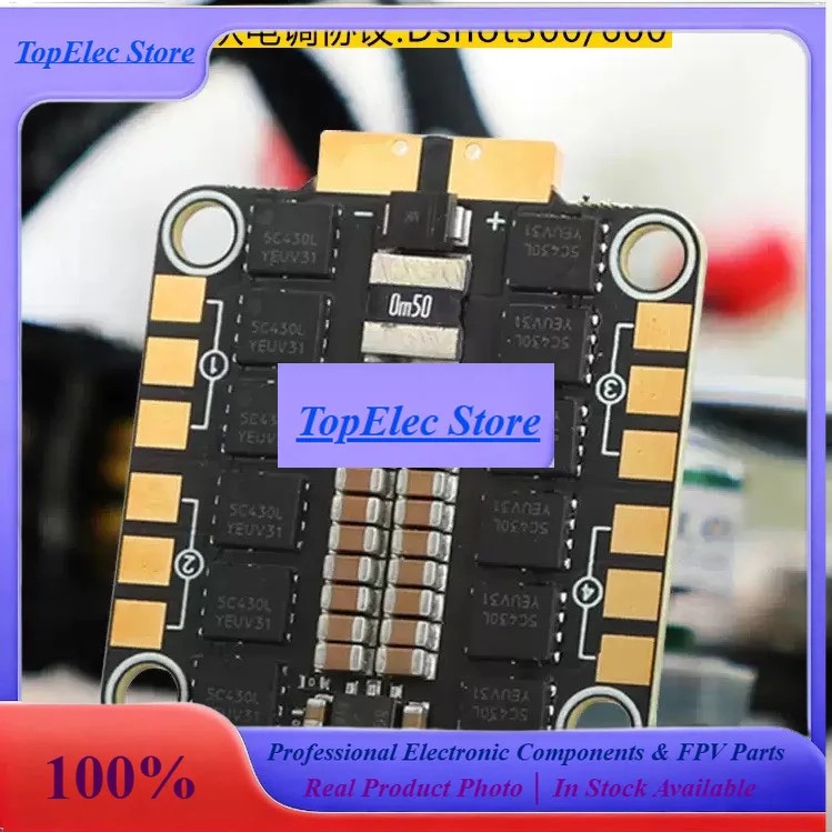 TopEsF722 Flight Controller For FPV Racing Drone 30x30 Mount 60A 4in1 ESC F405 Stack High Performance Quadcopter