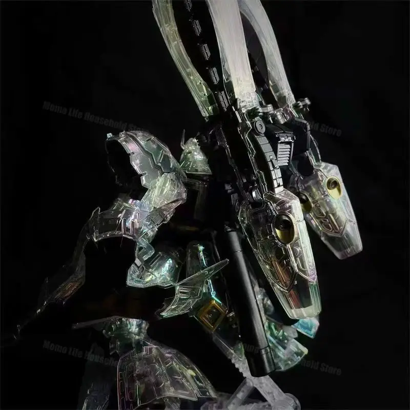 Gaogao Rg 1/144 Msn-04 Sazabi Dubbele Hoorn Trechter Laser Kleur Doorschijnend Assemblagemodel Kits Action Figure Robot Plastic Geschenken