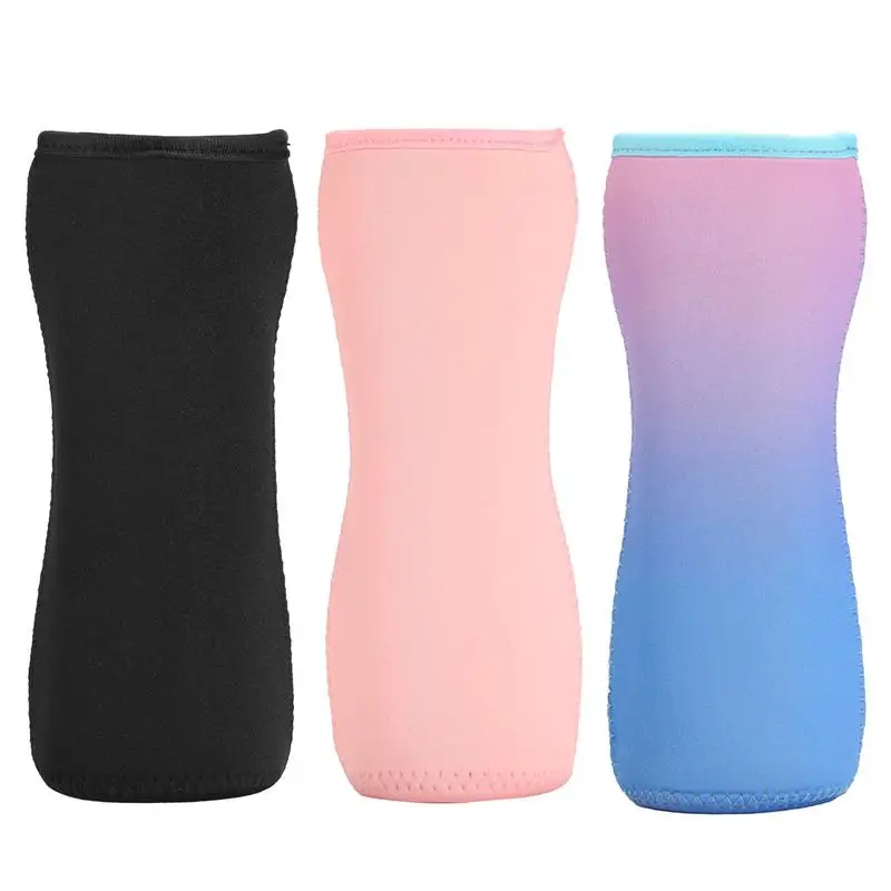 Water Bottle SleevesPortable Neoprene Vacuum Cup Sleeve Cover Bag Sweat Absorbing  Multi-colors Bottle Cover Sleeve for Travel