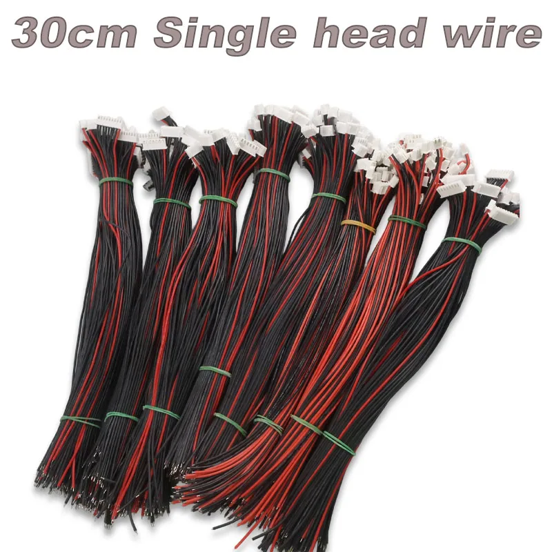 5pcs/ 1S-8S LiPo Battery Balance Charging Cable Suitable for IMAX B6 B8 Balance Charger RC Model 30cm Single Head Wire