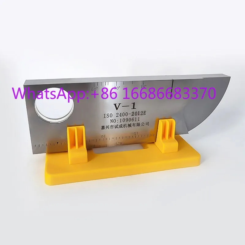 V-1 ultrasonic flaw detection block (IIW flaw detection block) JIS-STB-A1 same as JIS Z 2345:2000