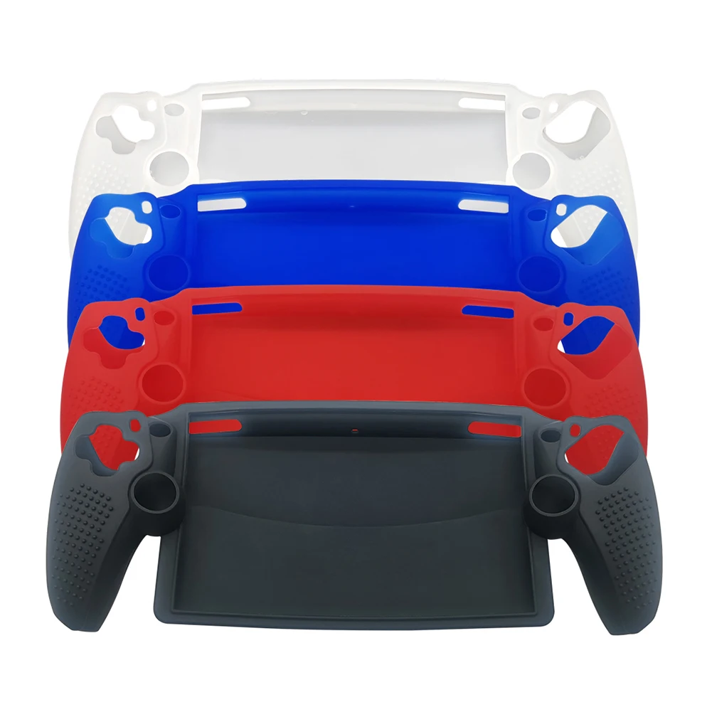 เคสฝาครอบ PS5ซิลิโคนแบบนิ่มสำหรับป้องกันผิวเคสสำหรับ Sony ที่ครอบคอนโซลเกมมือถือกันรอยขีดข่วนสำหรับที่ครอบคอนโซลเกม PS