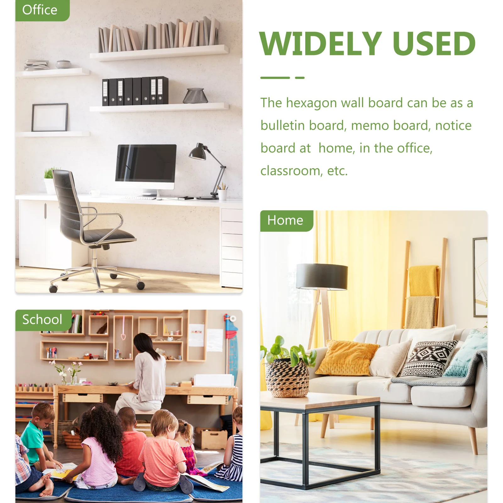 12 قطعة من ورأى بلاط الحائط عازلة للصوت لوحات الديكور مسدس لوحة الإعلانات ملصقات لمكتب المدرسة مذكرة مجلس جدار قابل للتركيب