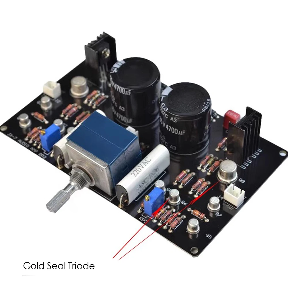 Gold Sealed Tube Class A Parallel Power Amplification HIFI Preamp Circuit Finished Boards
