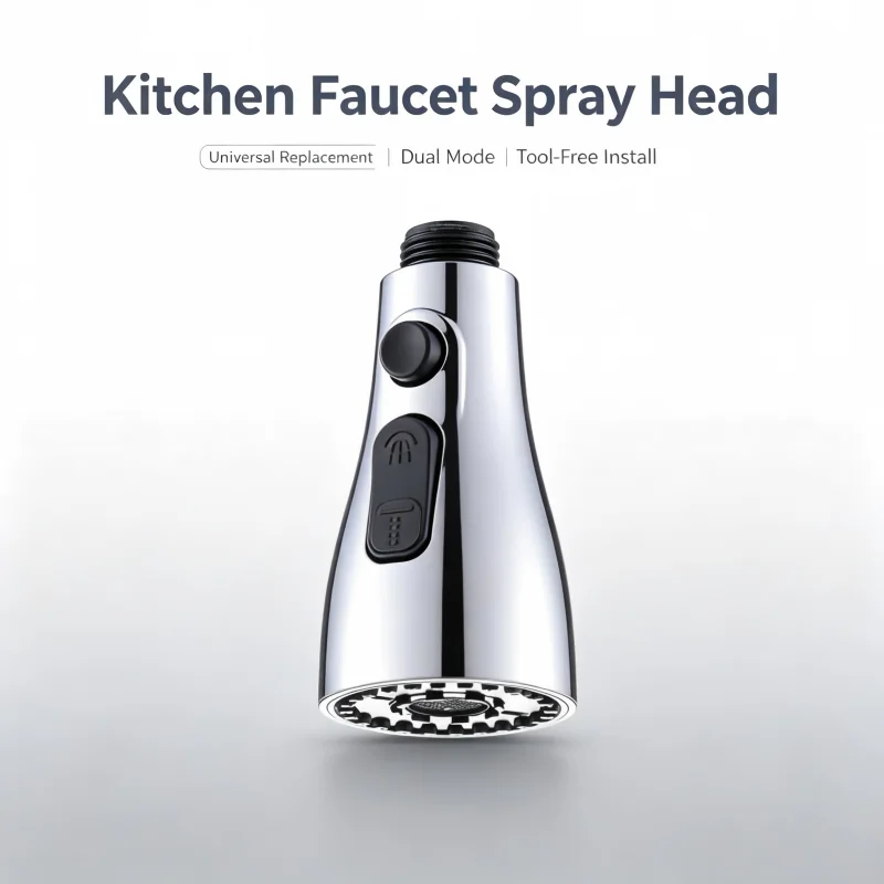 Premium Kitchen Pull Out Faucet Sprayer, 3 Modes ABS Water Saving Basin Sink Shower Head for 1/2
