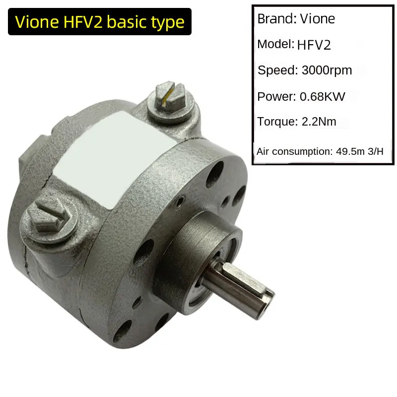 Imagem -06 - Air Operate Motor Vane Palheta Pneumática do Motor com Engrenagem Tamanho Pequeno e Grande Potência Rotativa Vane Hfv2 Hfv4