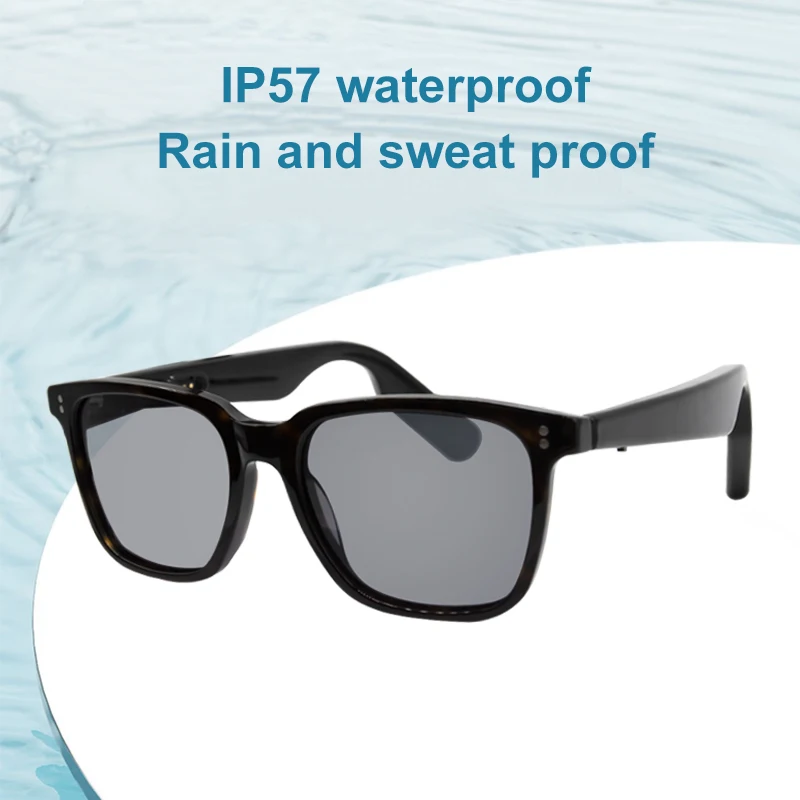 Music and call stylish UV400 proof protect eyes lens changeable audio true wireless 5.3 bluetooth audio glasses