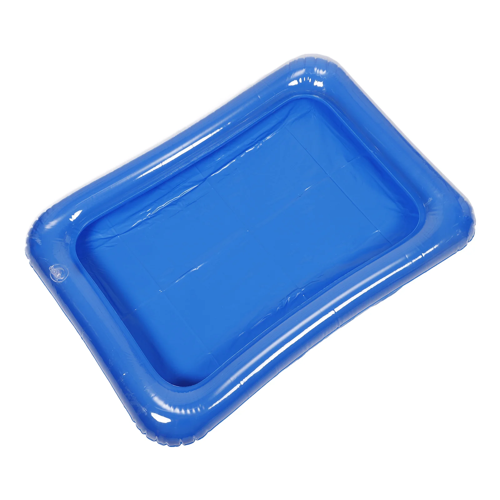 Toy Swimming Pool Sand Water Tray Inflate Portable Dolls Blue Bathroom Rectangular Trays Child