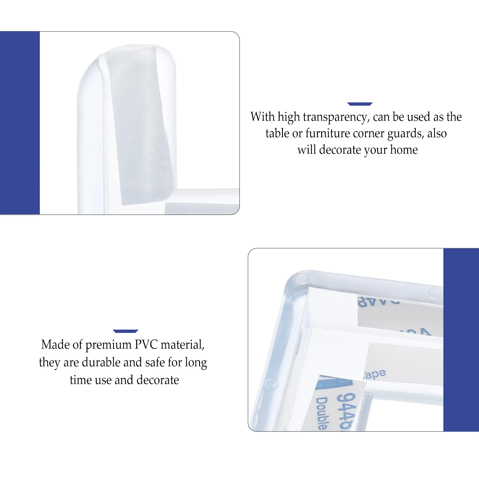 안전 모서리 커버 코너 보호대, 투명 충돌 방지 스티커, 범퍼 아기 테이블