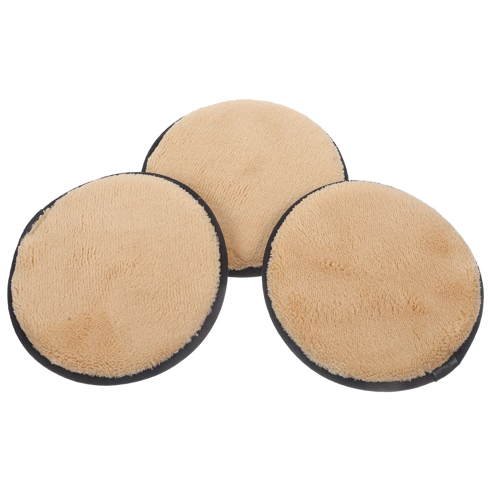 3 個のフェイシャルクリーニングパッドメイクアップパウダーパフソフトメイクアップリムーバーパッド用品パウダーパフメイクアップリムーバーパッド