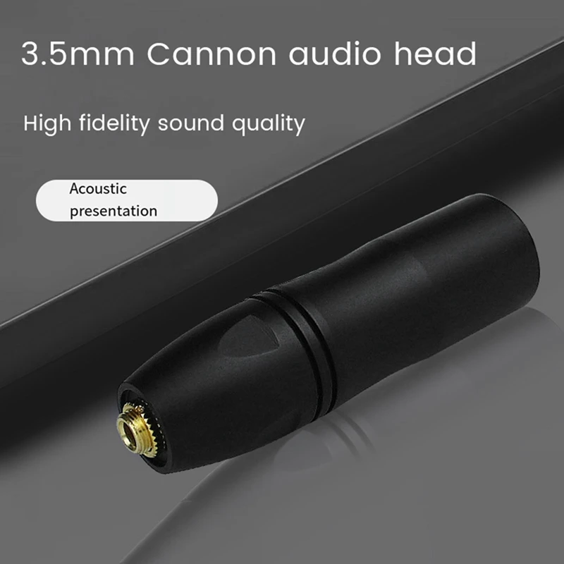 3.5Mm TRS Female Socket To Male XLR Balanced Adapter, Audio Adapter Phantom Power Is Converted To 3-5V Plug-In Power Spare Parts