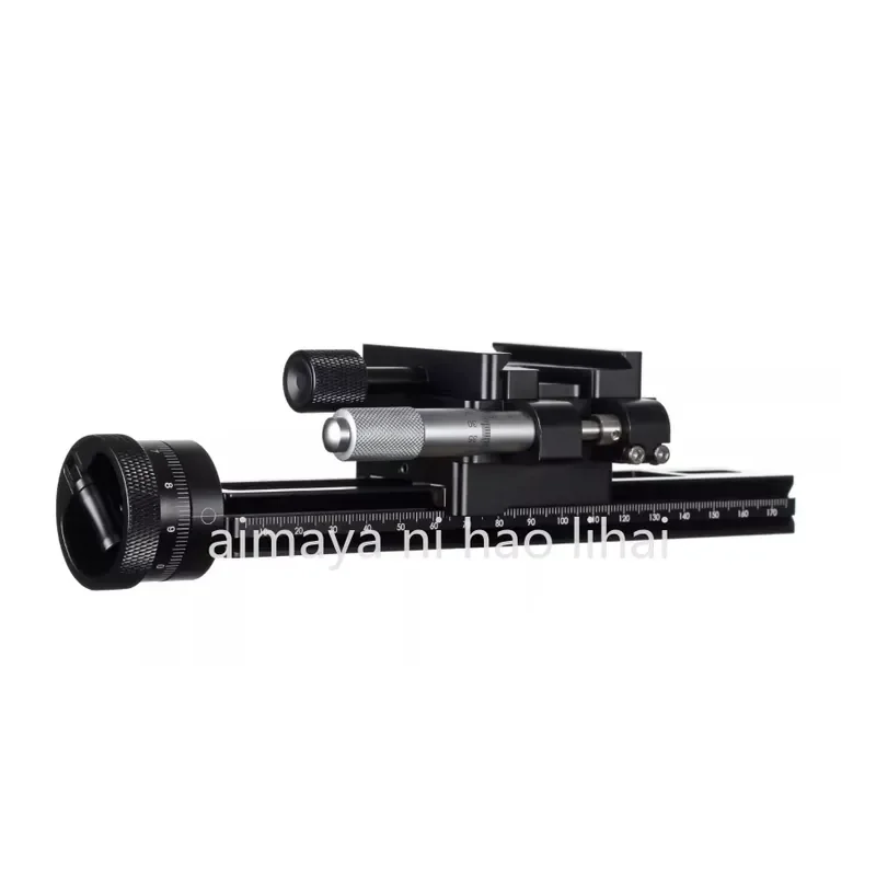 DP1 Macro Focusing Rail 2-Accuracy Focus Stacking Slide Two-Speed One-Way Micrometer Head for Precision Photography