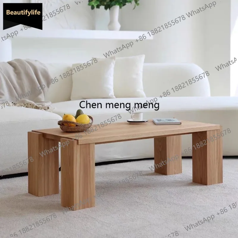 

M183 Medieval style coffee table creative art solid wood old tea table B & B log retro