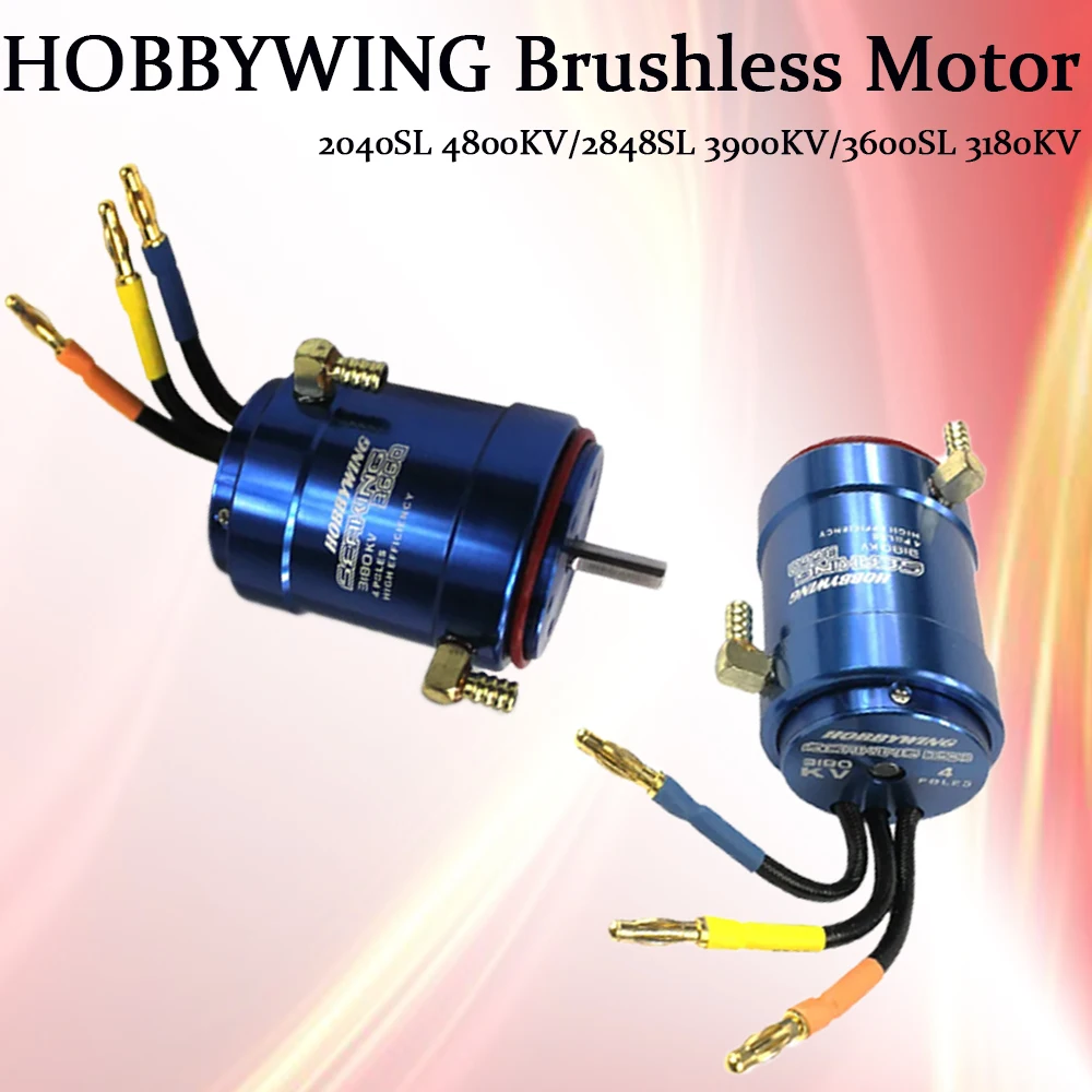 HOBBYWING SEAKING 2040SL 2848SL 3660SL/4800KV 3900KV 3180KV Brushless Motor Water-cooling For RC Boat Ship