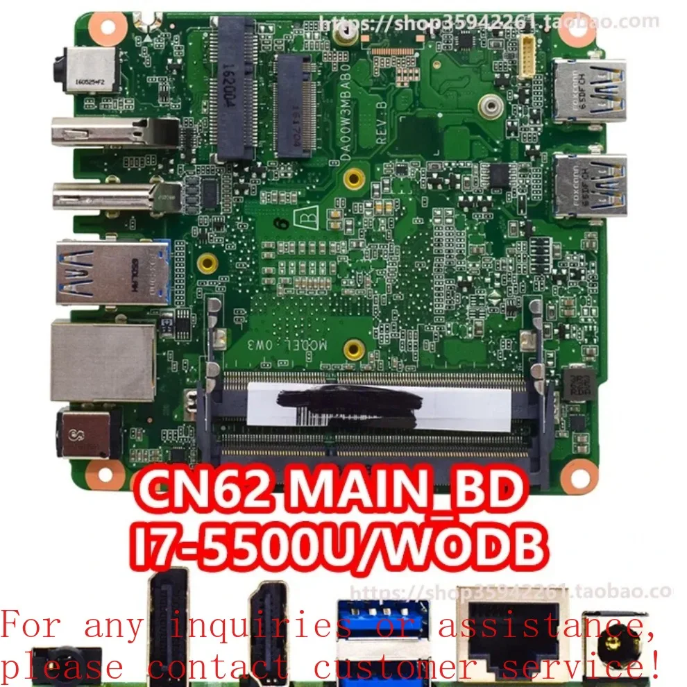 For ASUS CN65 CN62 GR6 UN45H VM62 E810 MB N MAIN_BD main board VM40B  (store code: 0623)