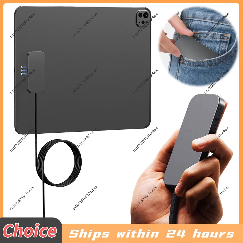 For for iPad Pro Magnetic Fast Charging Smart Connector Charger Wireless Charging Pad Charger-Fast Charging Pad W/ USB-C Cable