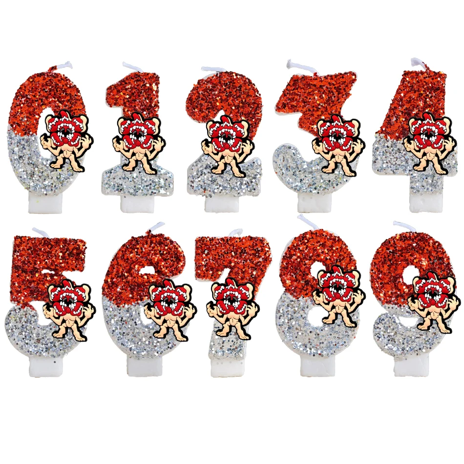 Stranger Eleven Robin Steve Dustin Candles 0-9 Number Cake Decoration Birthday Party Cake Topper Kids Gifts Supplies