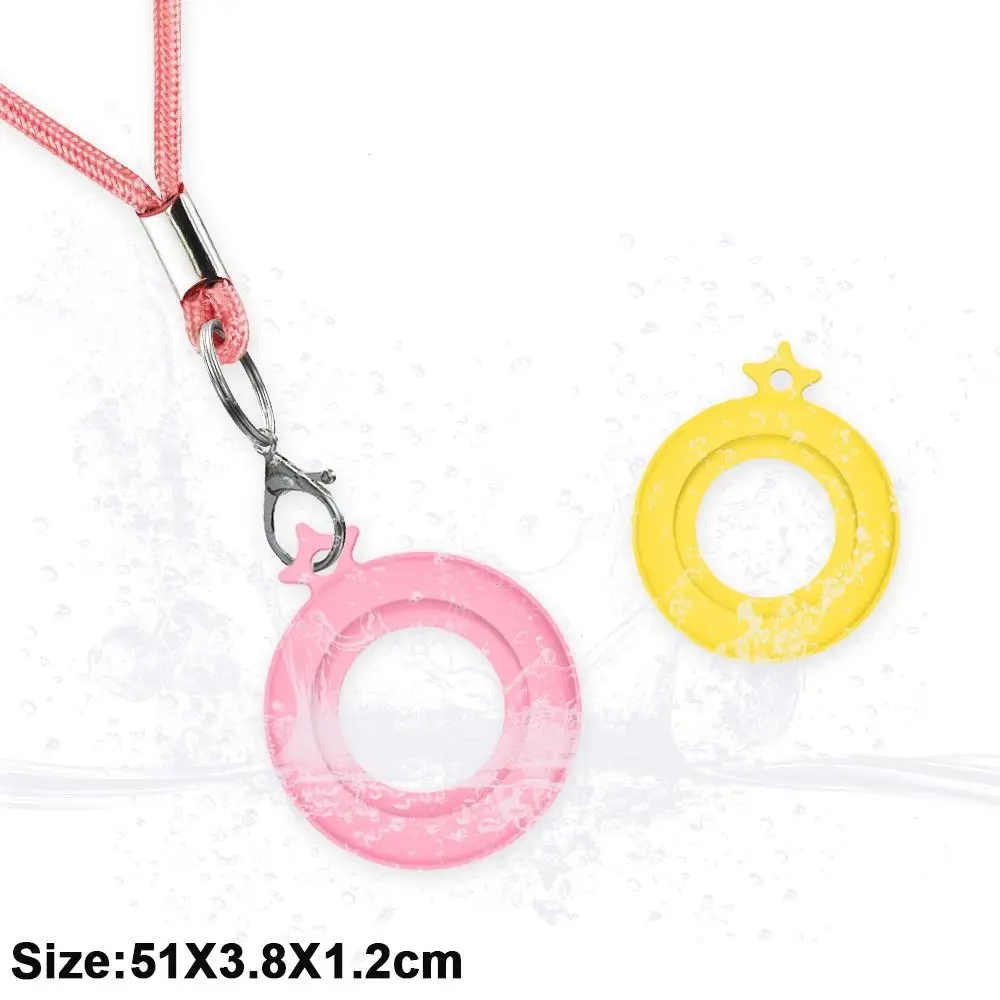 Силиконовое Сменное детское ожерелье с 4 шт. в упаковке, мультяшный колпачок, защитная крышка, аксессуары для трекера с регулируемой длиной для AirTag
