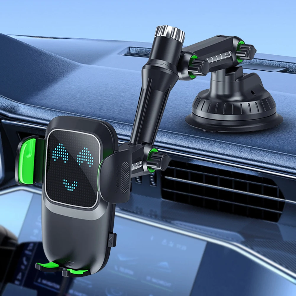 Suporte de telefone para ventilação de ar, braço longo flexível, rotação de 360 graus, suporte para telefone, mãos livres, ventilação de ar, gps, com ventosa