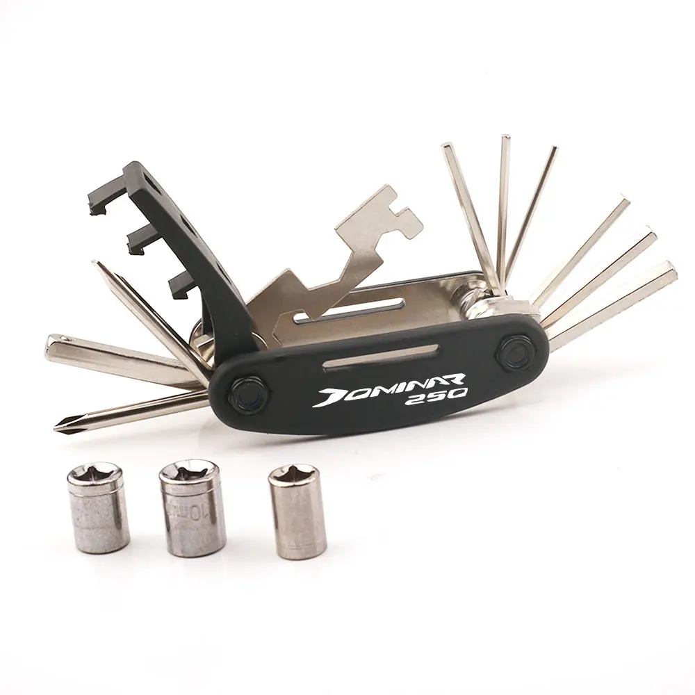 شعار لباجاج دونمينار 250 400 ملحقات الدراجات النارية مجموعة أدوات إصلاح مفك مجموعة 16 في 1 أداة متعددة الوظائف