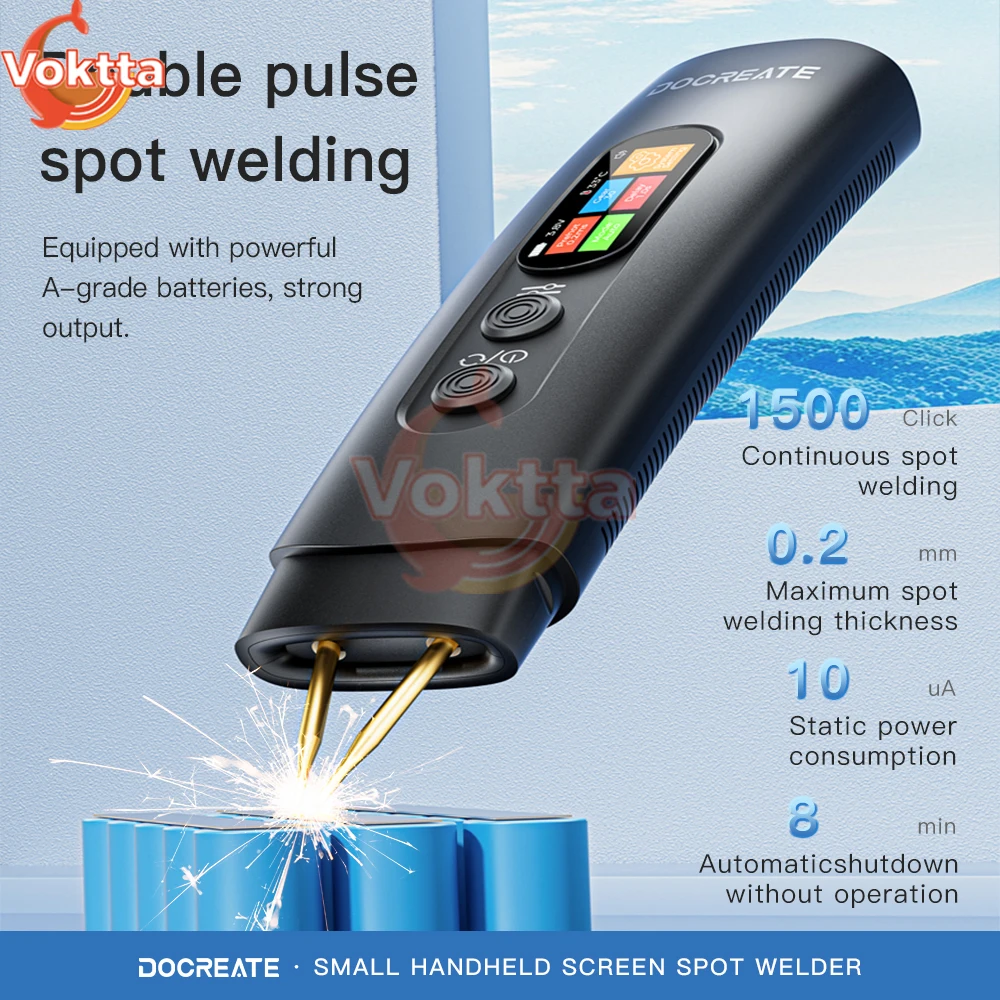 DC5V 99 Gears Adjustable Handheld Spot Welding Machine 18650 Lithium Battery Nickel Sheet Spot Welder DIY Electronic Repair Tool