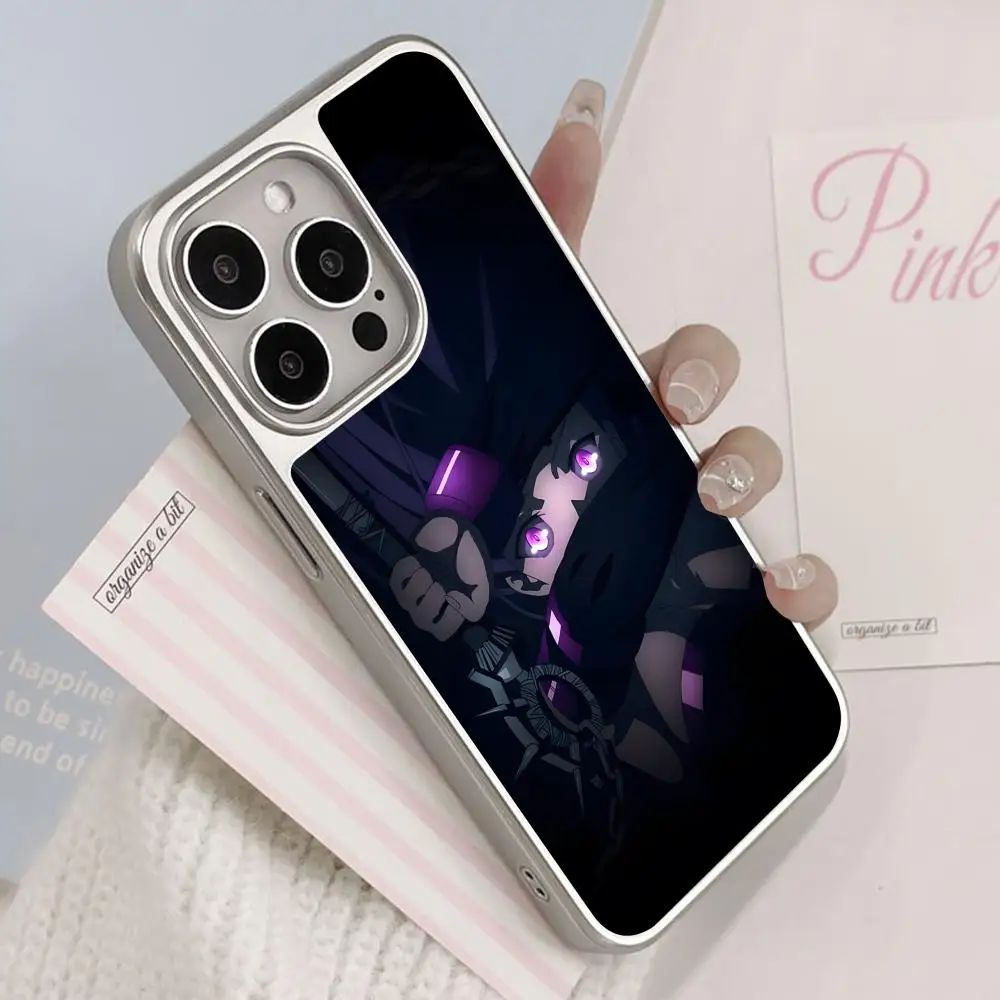 Funda de teléfono Fate Stay Night Rider Medusa para iPhone 17 16 15 14 13 12 11 Air Pro Max Plus, funda colorida chapada en plata bonita