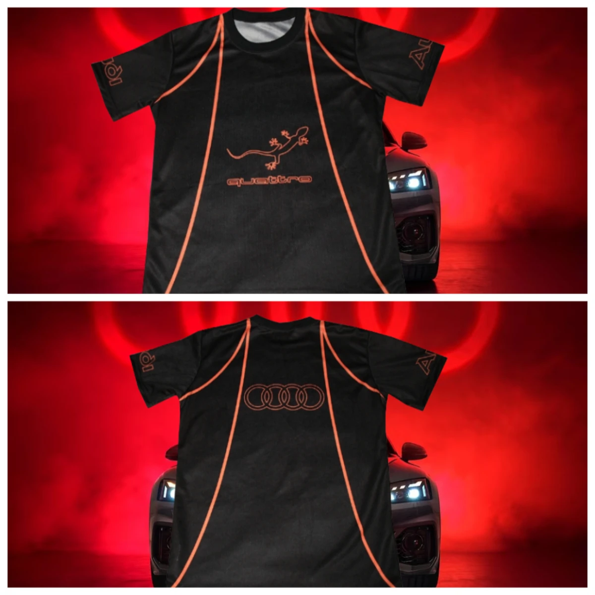 

Audi Authorization Quattro Motorsport T-Shirt Men Women Clothes Breathable Quick-drying Lightweight Comfort Street Casual Tops