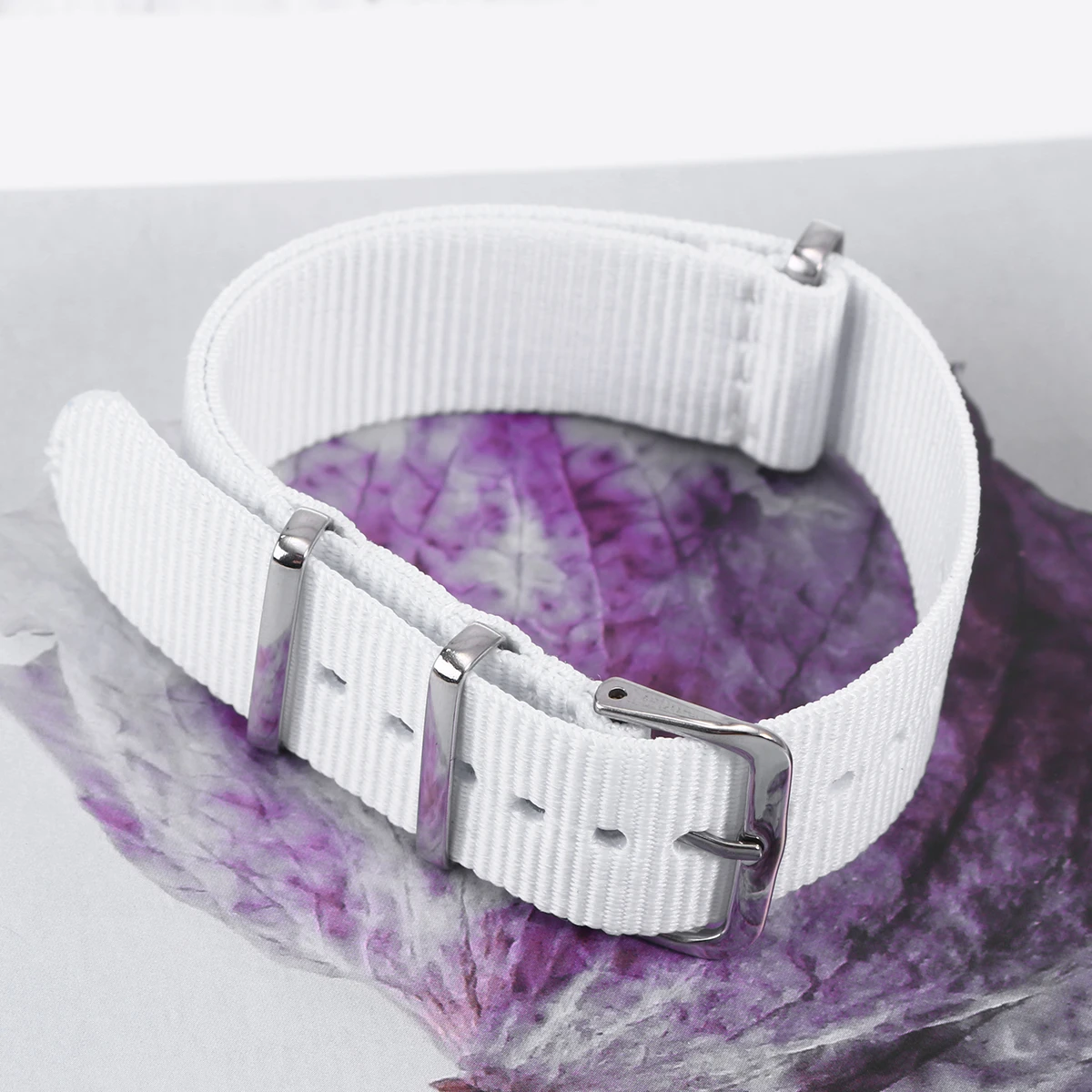 Heavy Duty Nylon Watch Strap Replacement Woven 20Mm Watch Bands Breathable Skin-Friendly Easy Install Wristband Strap For Men