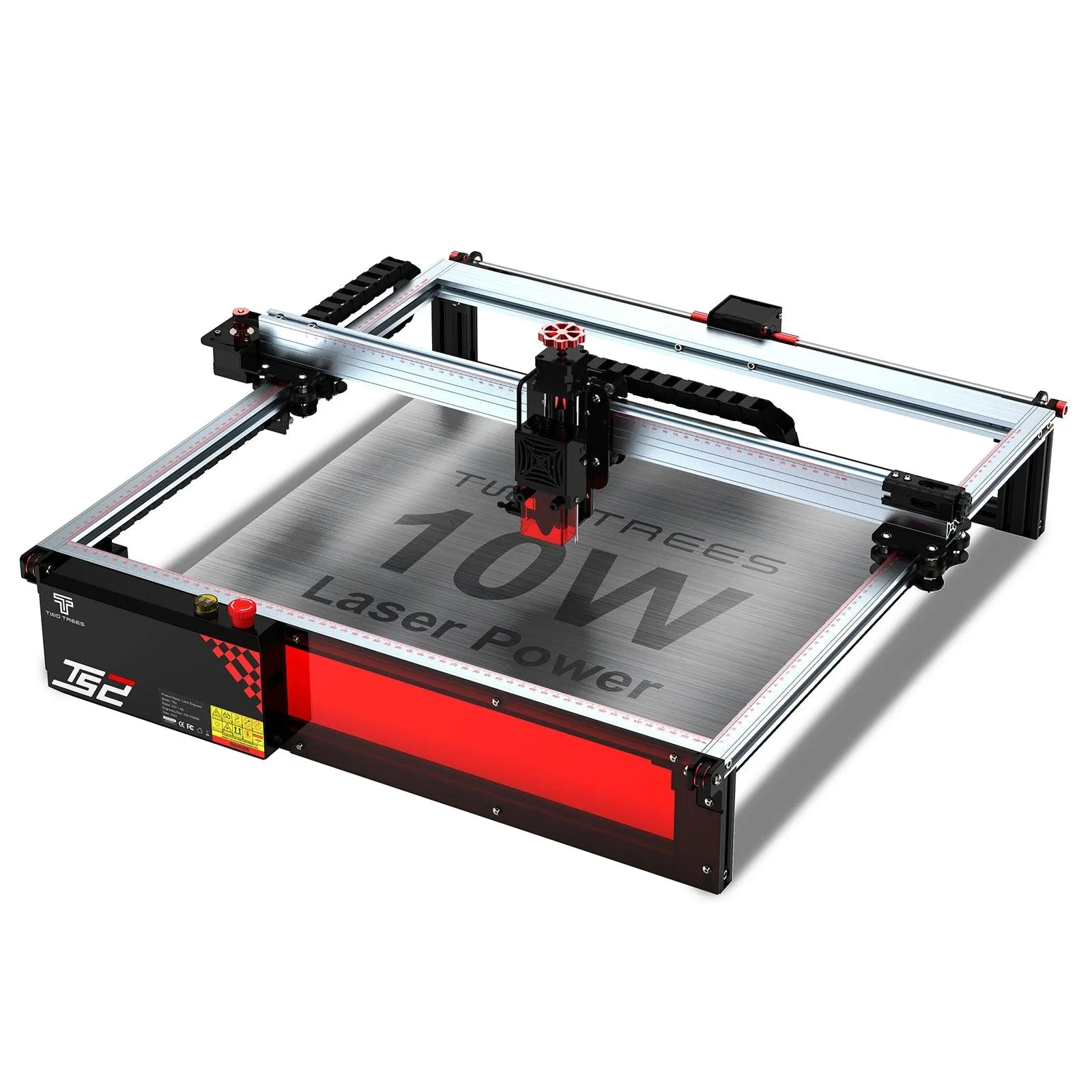 

TWOTREES TS2 10W Diode Engraver Engraving Cutting Machine Built-in Air Assist App Control Support Offline Print 410*410mm