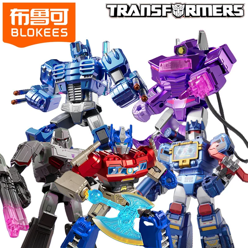 

BLOKEES Трансформеры GALAXY ВЕРСИЯ Скрытые стили Строительный блок Человек Мышцы Подвижная сборка Игрушечная модель Украшения Коллекция Подарок