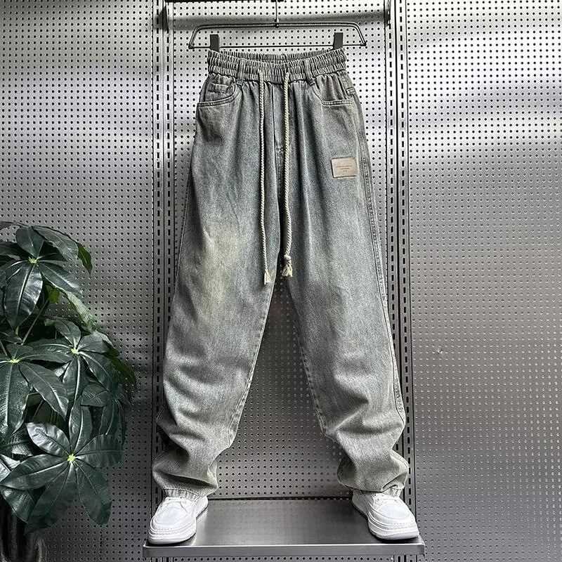 أزياء يابانية فنية على طراز هاراجوكو متعددة الاستخدامات كسول جينز بسيط ملابس شعبية جديدة