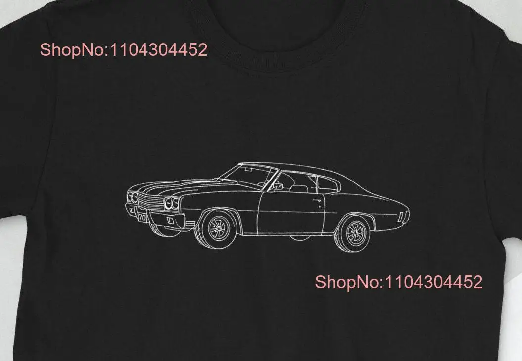 1970 Muscle Car T shirt Hot Rod Classic Vintage For Dad 70 s Lover long or short sleeves